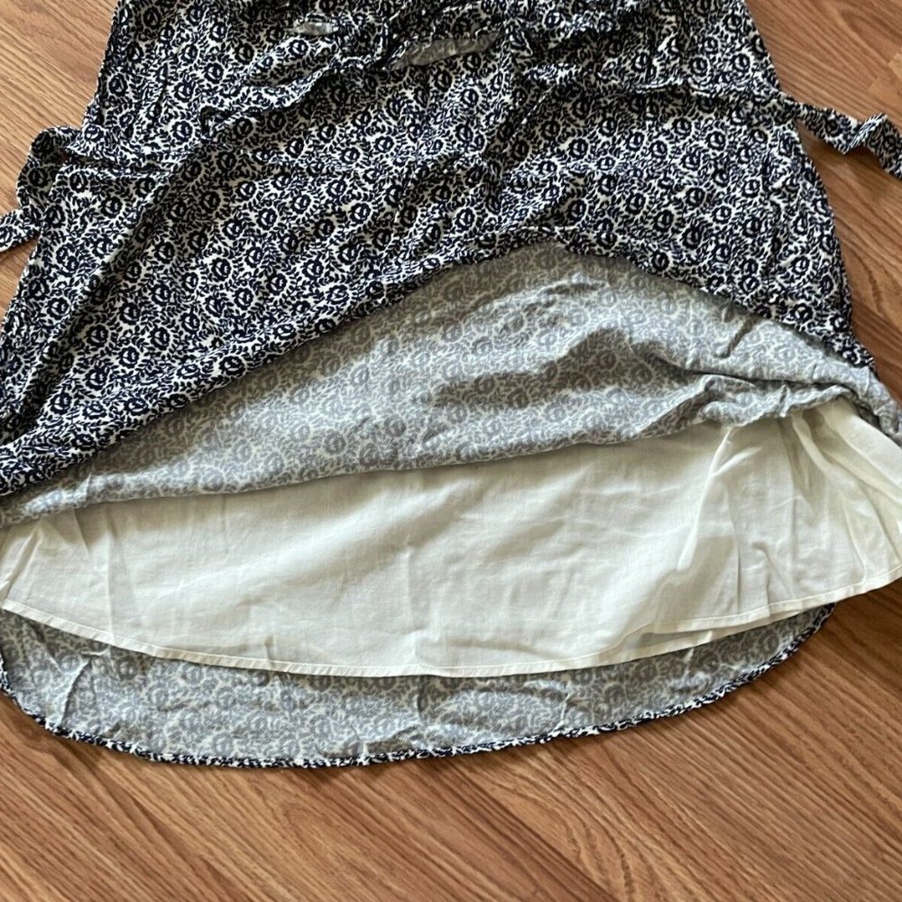 Rebecca Minkoff Women Dress Navy/White Floral Off The Shoulder Size 00 $185 - Picture 8 of 12